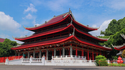 Semarang, 4 March 2023 - Sam Poo Kong temple in Semarang on central Java in Indonesia. Klenteng Sam...