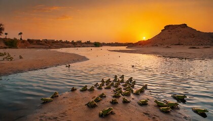 Exodus: The Plague of Frogs - God's Second Plague on Egypt. Bible. 