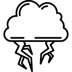 Storm Cloud Icon