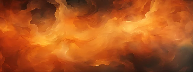 Poster Vivid Flame Texture on a Warm Background © heroimage.io