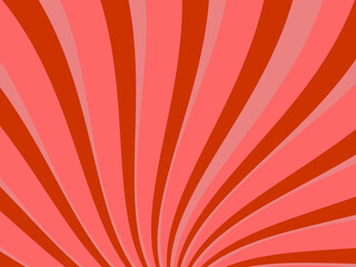 Swirl radial pattern retro background.
