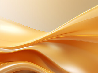 A radiant Curves gold background. AI Generation.