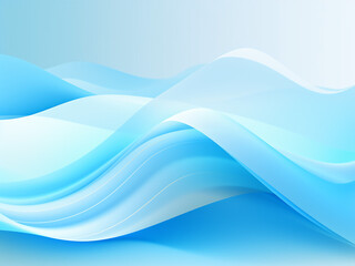 Blue backdrop featuring mesmerizing geometric waves. AI Generation.