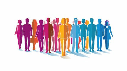 recruitment HR employee employment management training personnel resource technology human business leadership concept