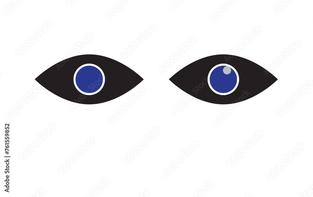 Poster show password icon, eye symbol. vector vision hide from watch icon. secret view web design element.