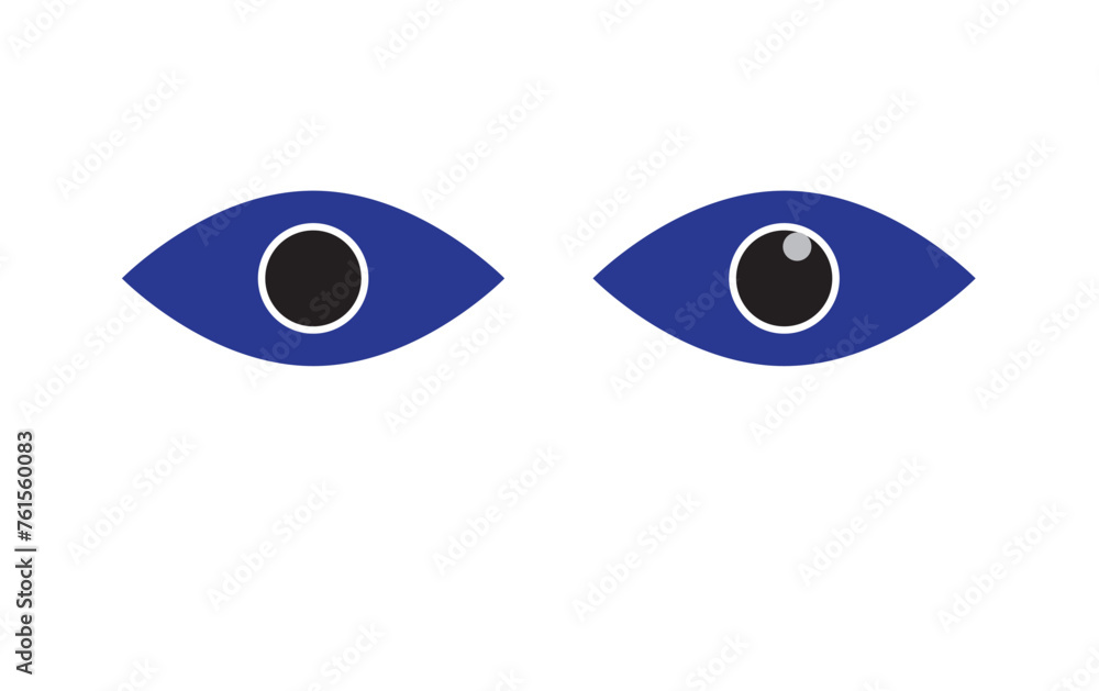 Poster show password icon, eye symbol. vector vision hide from watch icon. secret view web design element.