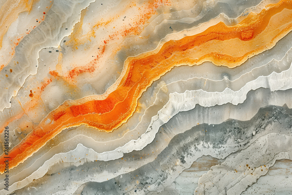 Poster surreal colorful landscape inspired by grand canyon. rock texture, rock formations. abstract colorfu