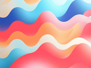 Fototapeta premium Geometric irregular pattern on a bright background. AI Generation.