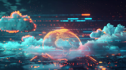 Global Network Interaction of Multiple Industry Cloud Platforms