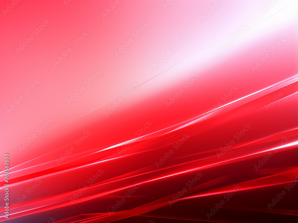 Canvas Prints bold geometric lines on a red bg. ai generation.