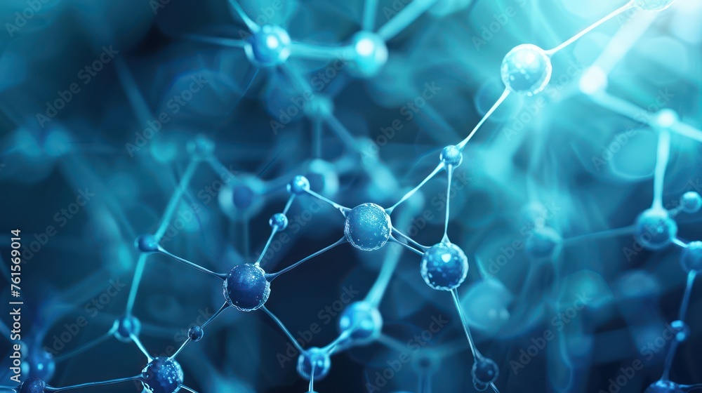 Poster an image of science technology background