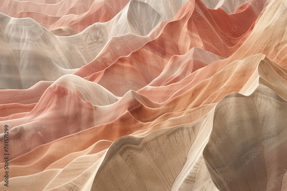 Poster surreal colorful landscape inspired by grand canyon. rock texture, rock formations. abstract colorfu