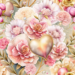 background with flowers