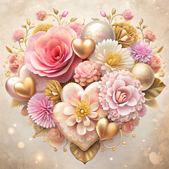 background with flowers