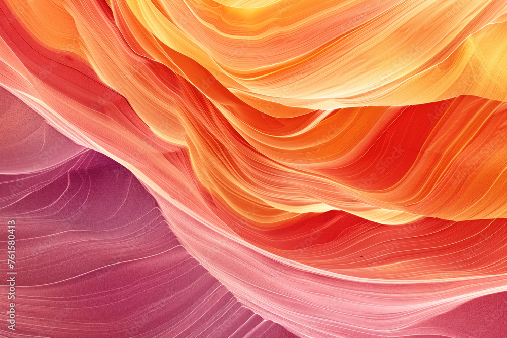 Aufkleber surreal colorful landscape inspired by grand canyon. rock texture, rock formations. abstract colorfu