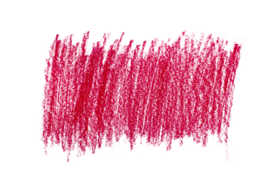 Hand drawn red doodle isolated on transparent background. Design element.