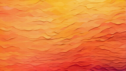 A dynamic background featuring hues of yellow, orange, and coral, resembling a fiery sunset sky....