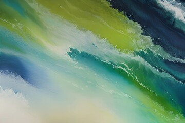 海と波をイメージしたアブストラクト背景 - 761589238