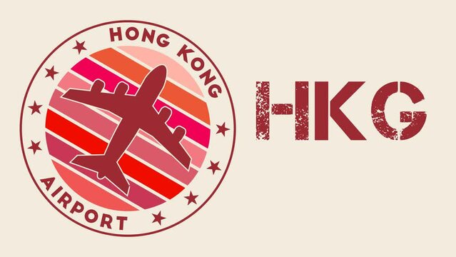 Chek Lap Kok Hong Kong intro video. Hong Kong airport information animation. Amazing 4k video.
