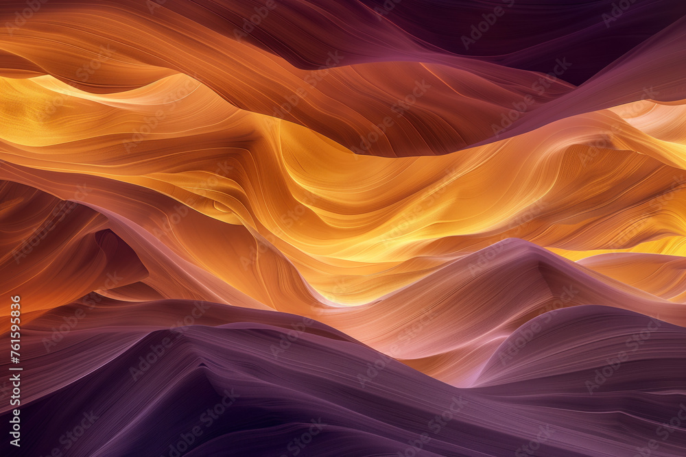 Aufkleber surreal colorful landscape inspired by grand canyon. abstract colorful background image. created wit