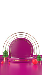 Valentine podium background