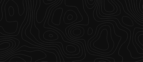Abstract outline topographic contour map background. Dark texture background for your perfect interior. Old paper texture design .geographical map Imitation.	