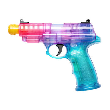Water gun isolated on transparent or white background