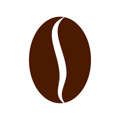 Coffee beans silhouette. Design image
