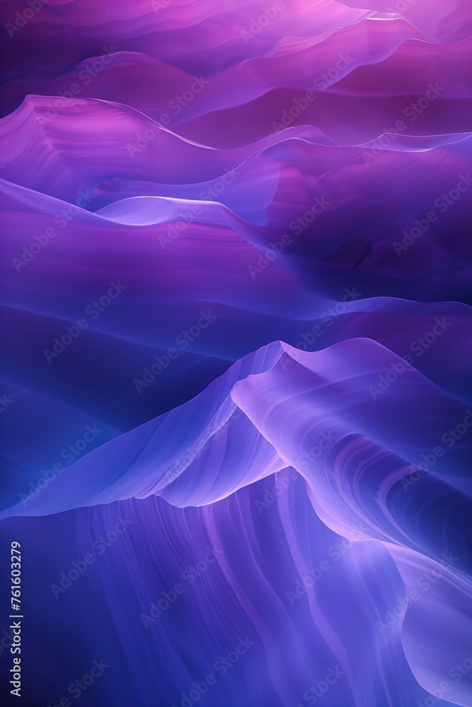 Poster surreal colorful landscape inspired by grand canyon. abstract colorful background image. created wit