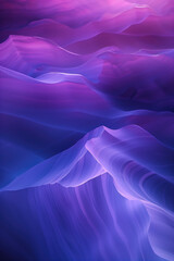 Surreal colorful landscape inspired by Grand Canyon. Abstract colorful background image. Created with Generative AI technology