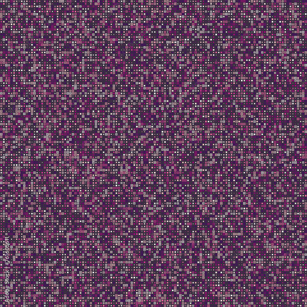 Poster geometric shapes composition. stacked square frames in multiple colors. muted purples with a dark ba