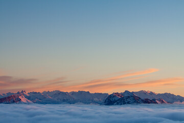 Mer de nuage au Semnoz