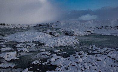 Water landscape photos in Iceland