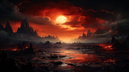 Venusian landscape with sulfuric acid clouds --ar 16:9 --stylize 750 --v 5.2 Job ID: f032db0a-c4cb-40ae-8247-cae3bfaa8203