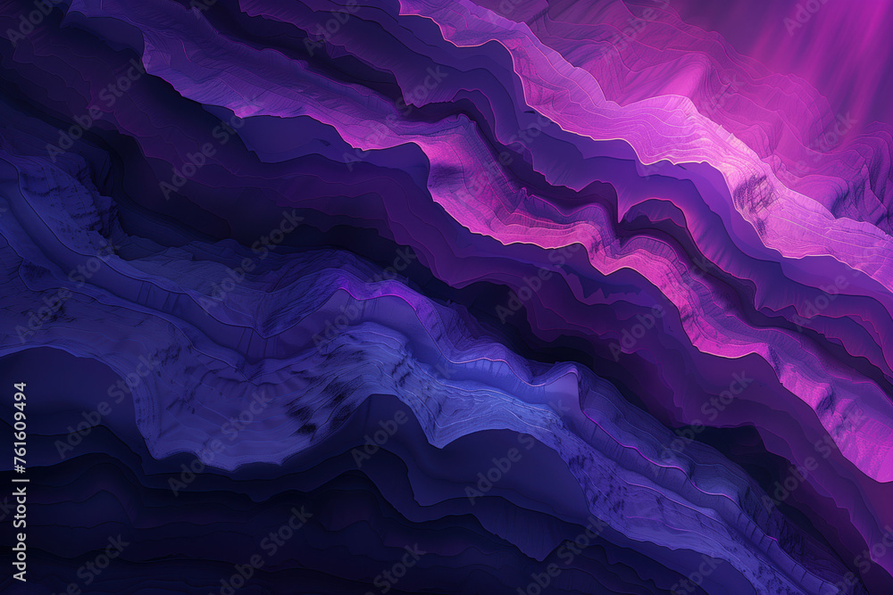 Poster surreal colorful landscape inspired by grand canyon. abstract colorful background image. created wit