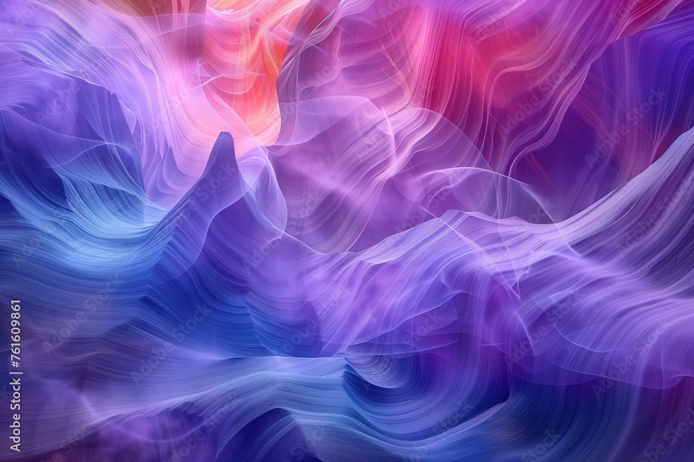 Poster surreal abstract colorful landscape inspired by grand canyon. abstract colorful background image. cr