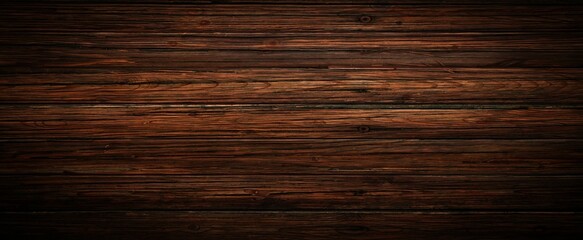 Dark wood background, old black wood texture for background - 761610026