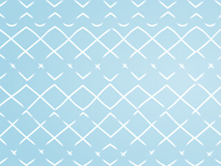 Regular pattern on a vibrant blue background. AI Generation.