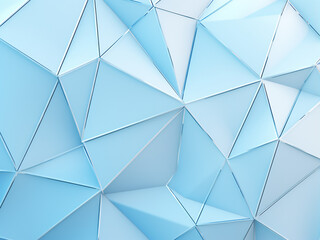 A captivating image with a blue Tessellation background. AI Generation.