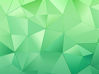 A vibrant tessellation green background. AI Generation.