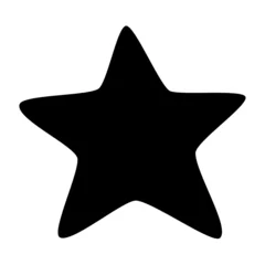 Fotobehang Starfish icon symbol. Vector image © Sakiman
