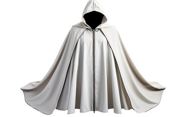 Cape Jacket Unveiled on a See-Through Background