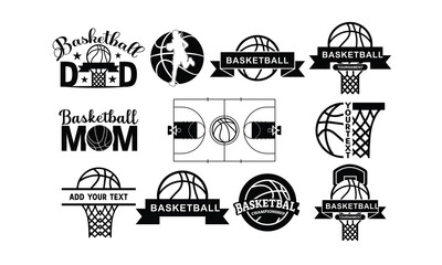 Basketball Silhouette, Cut File, cutting files, printable design, Clipart