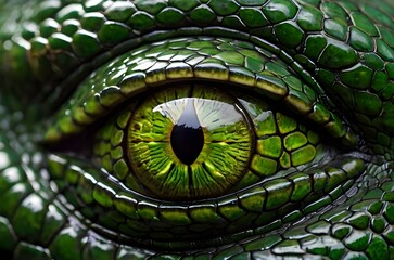 Photograph of a reptile snake eye background