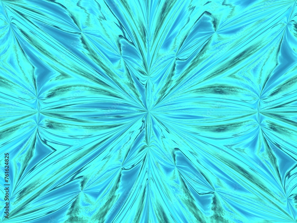 Aufkleber background with effect of waves, water blur, rays and effect of movement and turquoise color - abstr