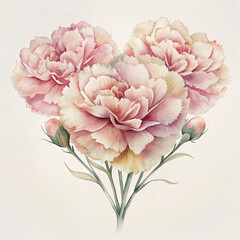 pink carnation flowers
