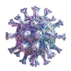Coronavirus virus isolated on transparent background.