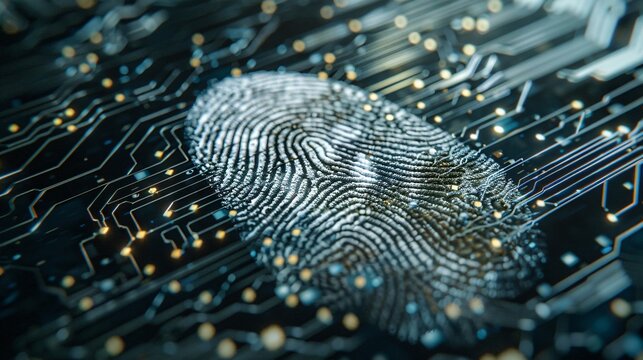 Fingerprint scanning interface offering secure access the merger of biometrics and digital protection