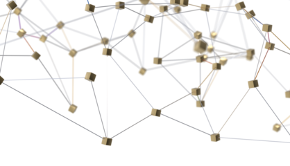 network structure - abstract design connection