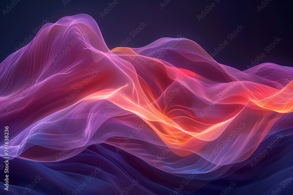 Poster surreal abstract colorful landscape inspired by grand canyon. abstract colorful background image. cr